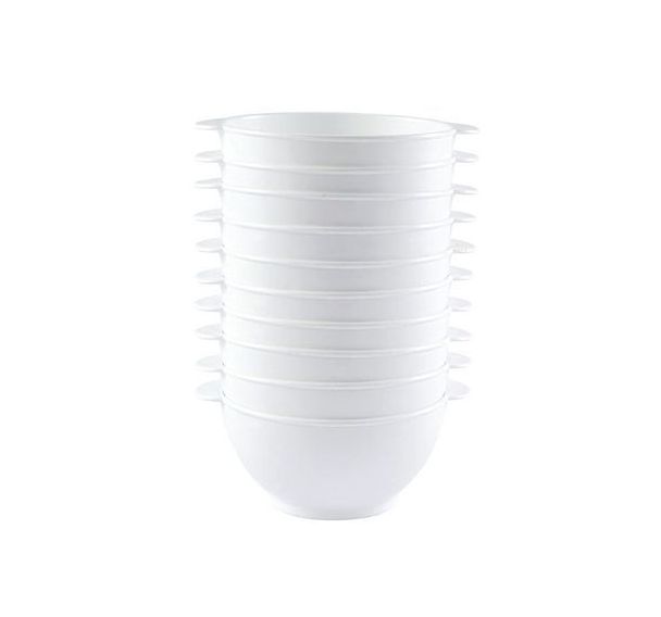 Lot de 10 Bol à anses 50 CL - blanc