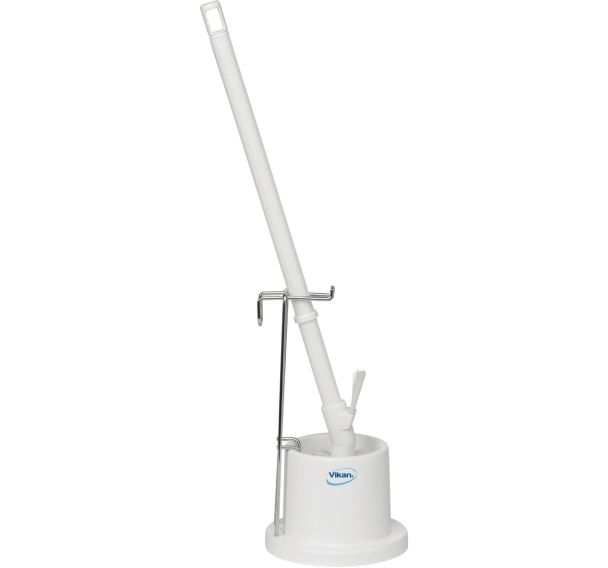 Lot de 10 Brosse sanitaire ergonomique, 720 mm, Medium, Blanc