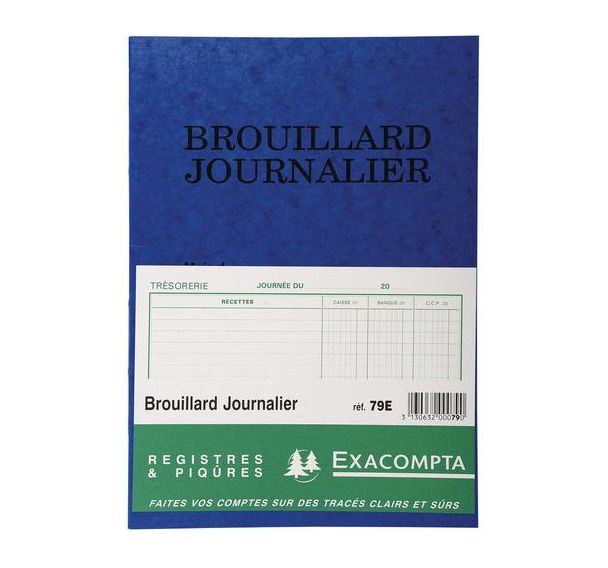Lot de 10 Brouillard journalier 40 pages