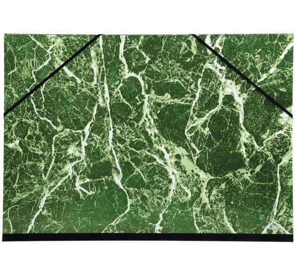 Lot de 10 Carton à dessin papier marbré verni avec élastique