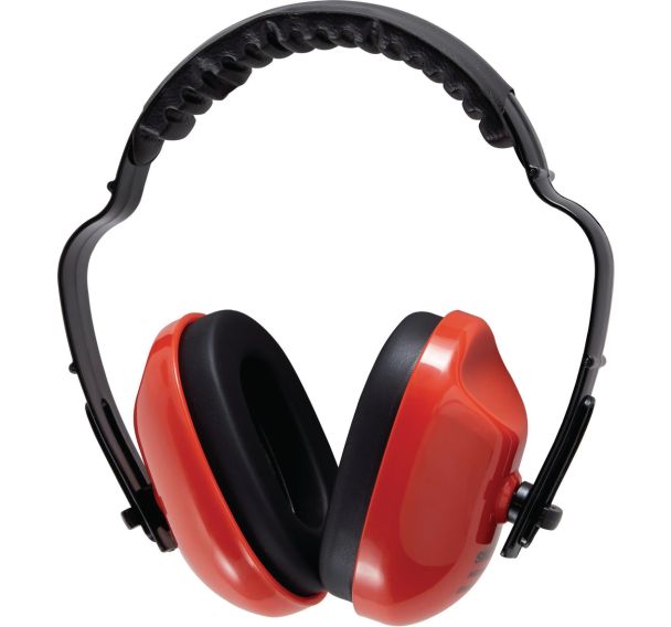 Lot de 10 Casque antibruit coquilles rouges pliable 25 db