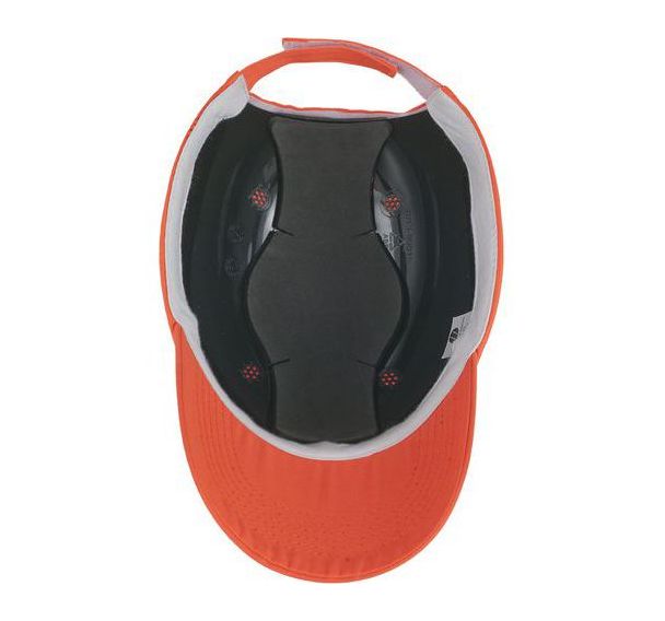 Lot de 10 Casquette anti-heurt Hi-Viz orange