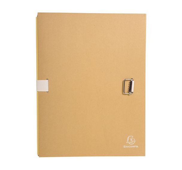 Lot de 10 Chemise dos extensible papier kraft