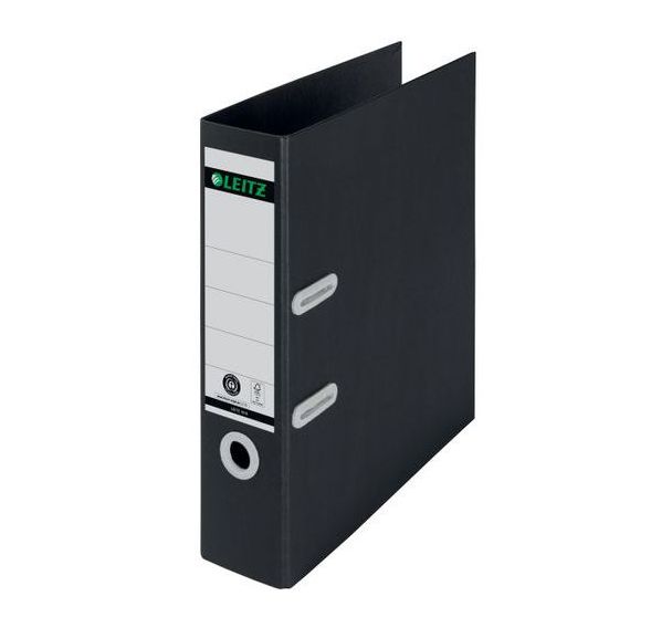 Lot de 10 Classeur à levier 180 re:cycle 80mm - noir - Leitz