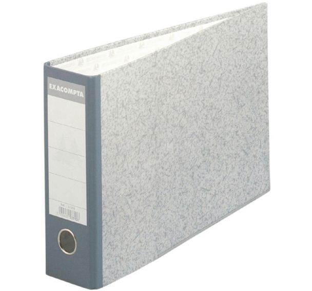 Lot de 10 Classeur à levier marbre gris dos de 70mm A4 horizontal