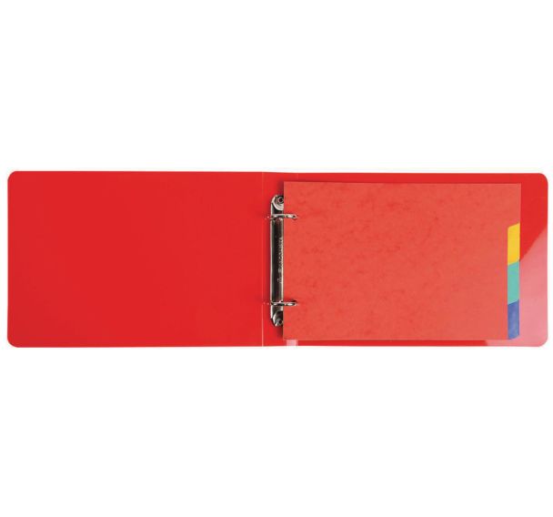 Lot de 10 Classeur rembordé PP avec intercalaires pour fiches bristol 148x210