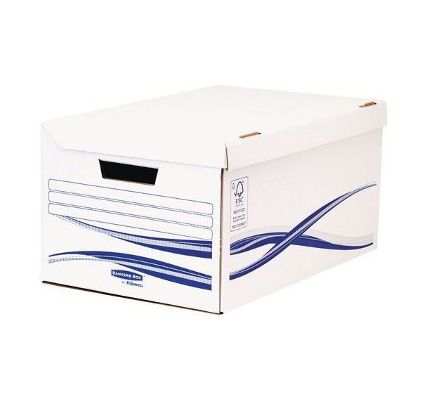 Lot de 10 Conteneur pour boîtes d'archive basique Bankers Box