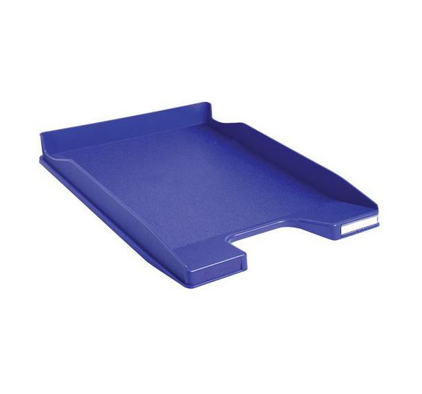 Lot de 10 Corbeille à courrier COMBO MINI 2 encoches bleu nuit