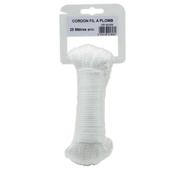 Lot de 10 Cordon pour fil à plomb maçon-25mm