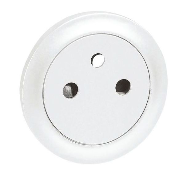 Lot de 10 Enjoliveur surface blanc