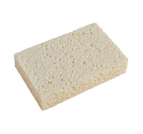 Lot de 10 Eponge en cellulose sans colorant Azella 100 - Spontex