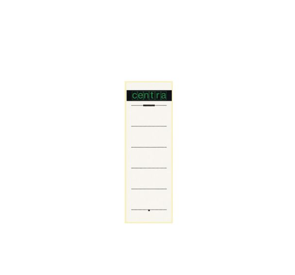 Lot de 10 Etiquettes auto-adhésives classeurs à levier carton 80 mm