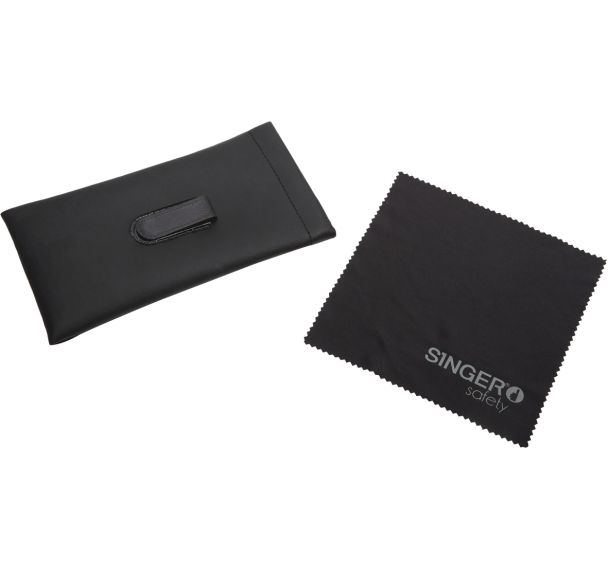 Lot de 10 Etui en cuir avec clip pour lunettes à branches