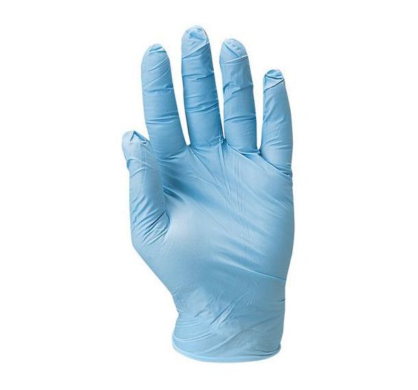Lot de 10 Gants EURO-ONE 5910 nitrile bleu poudré AQL 1.5 - 10