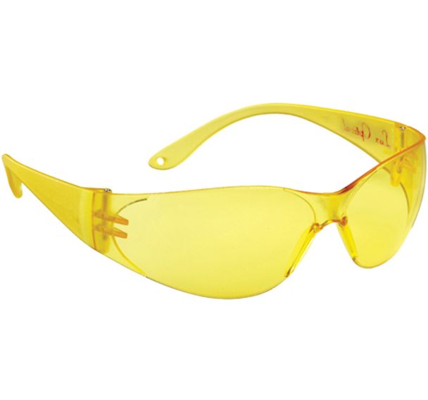 Lot de 10 Lunettes Pokelux polycarbone - Jaune - XL