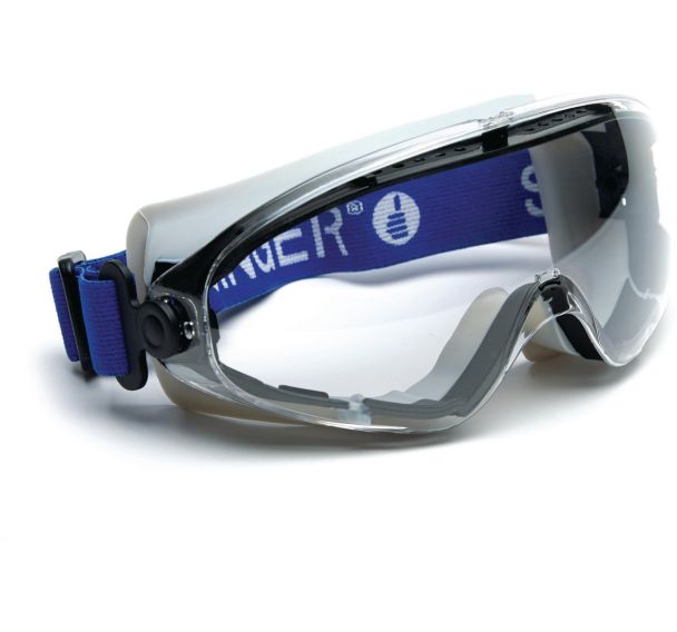 Lot de 10 Lunettes masque de protection avec écran panoramique incurvé