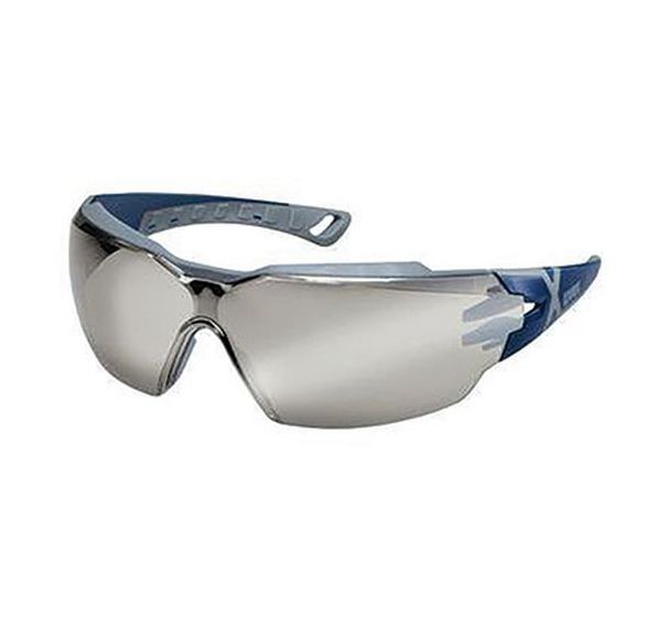 Lot de 10 Lunettes oculaire polycarbonate miroité Pheos Cx2 Bleu/Gris