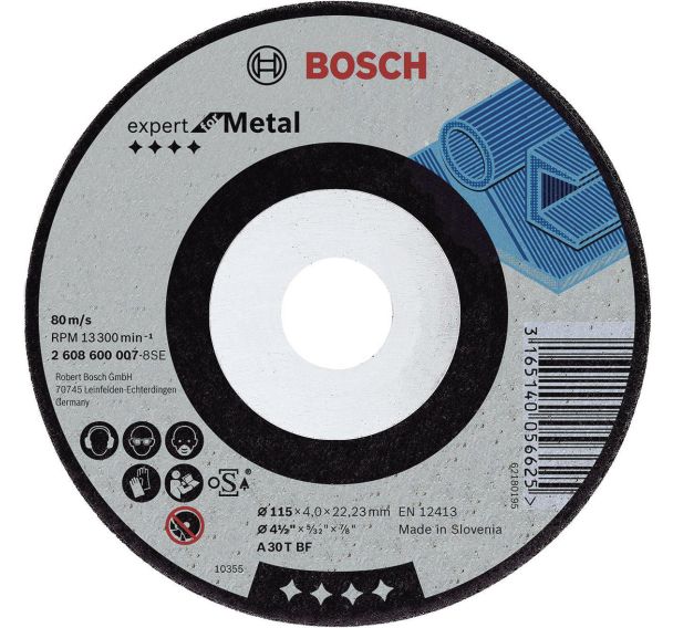 Lot de 10 MEULE 115 x 6,0 ACIER DEPORTE