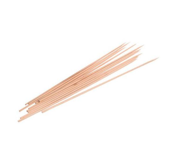 Lot de 10 Pique brochette en bois - 20 cm