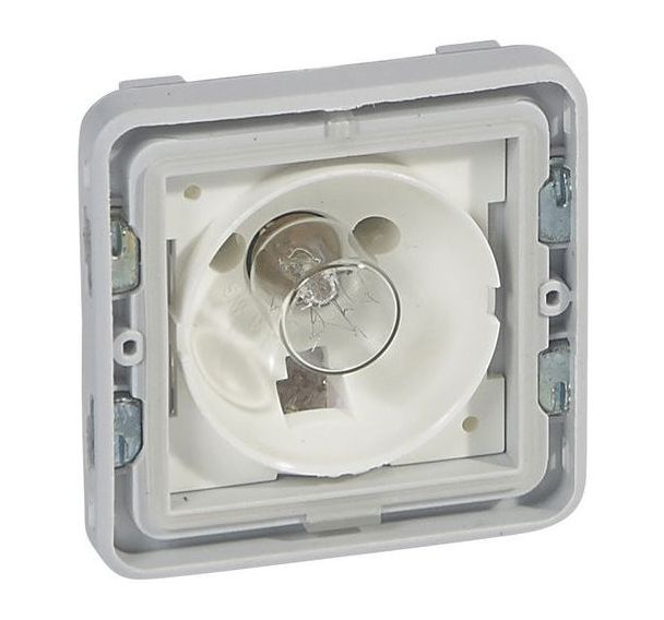 Lot de 10 Plexo voyant de balisage 250v composable gris