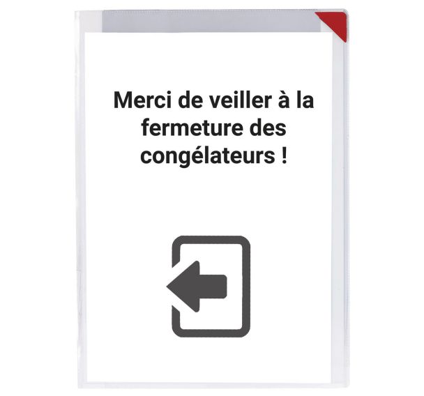 Lot de 10 Pochette d'affichage Kang Easy Clic SubZero - A4 -Tarifold