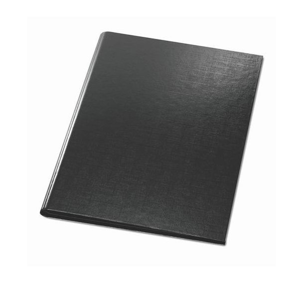 Lot de 10 Porte-bloc à rabat papier enduit - Format pour A4-Noir
