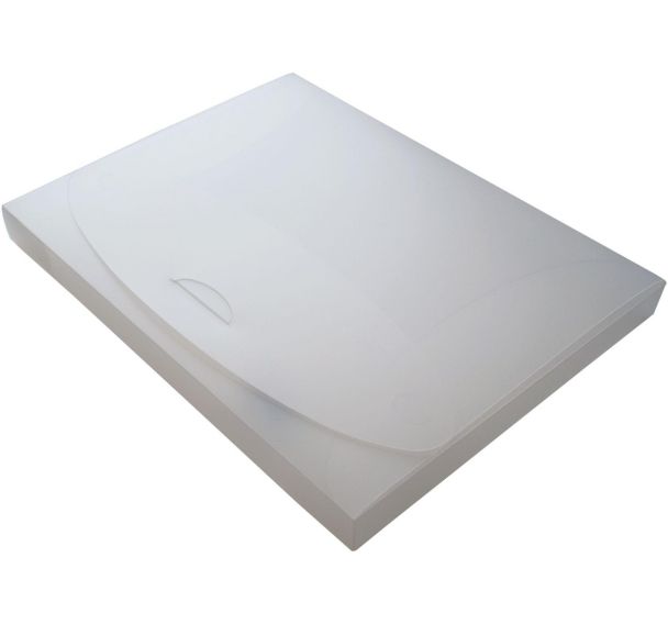 Lot de 10 Porte-document Trend A4: 25 mm: encoche: transparent