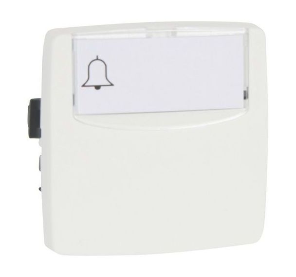 Lot de 10 Poussoir porte-étiquette 6 A - 250 V avec contact inverseur