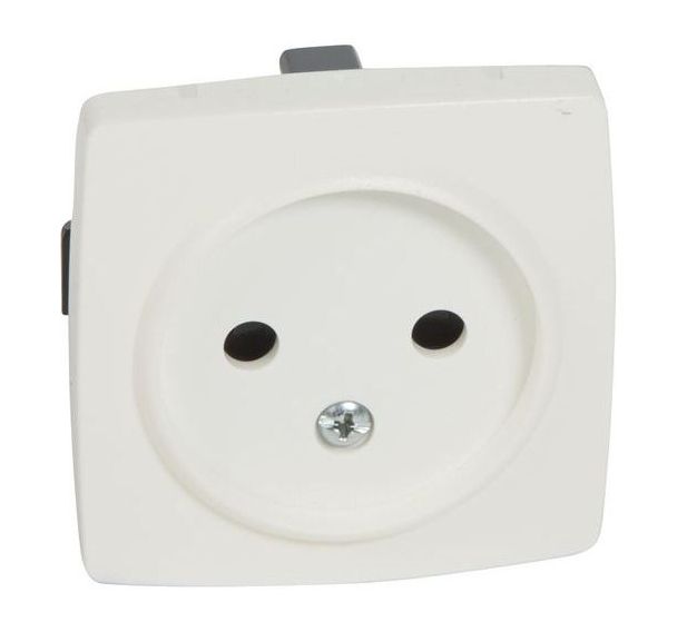 Lot de 10 Prise de courant 2P Appareillage saillie composable blanc