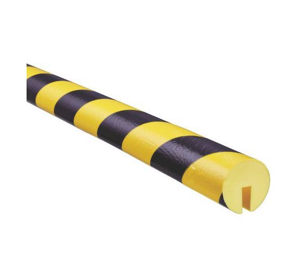 Lot de 10 Profilé de protection Noir/Jaune Type B+ en 10x1m
