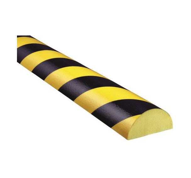 Lot de 10 Profilé de protection Noir/Jaune Type C+ en 10x1m