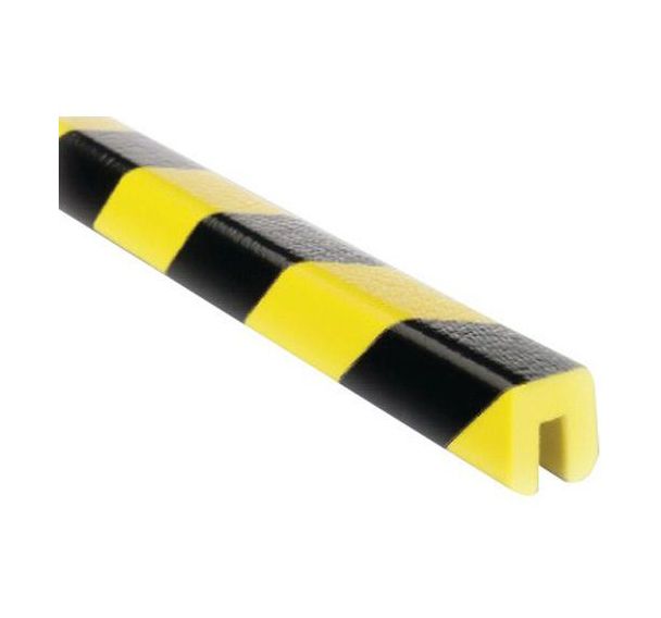 Lot de 10 Profilé de protection Noir/Jaune Type G en 10x1m