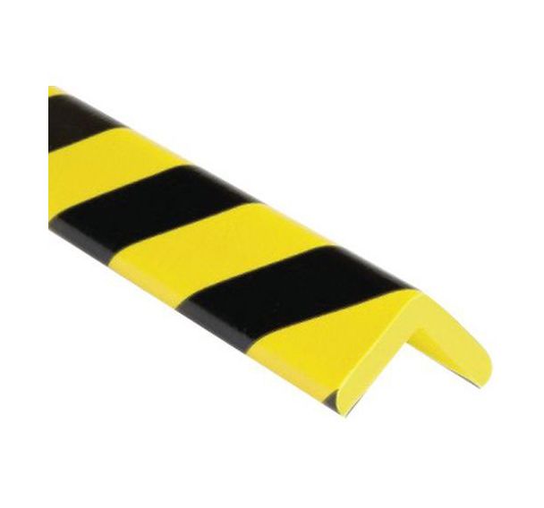 Lot de 10 Profilé de protection Noir/Jaune Type H+ en 10x1m