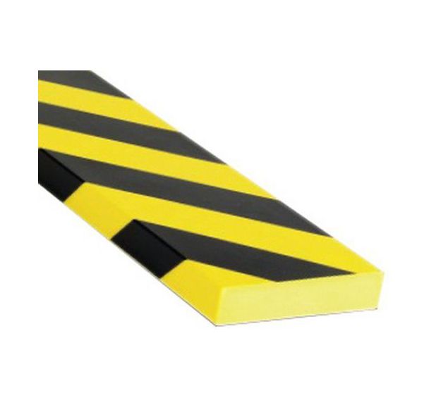 Lot de 10 Profilé de protection Noir/Jaune Type S en 10x1m