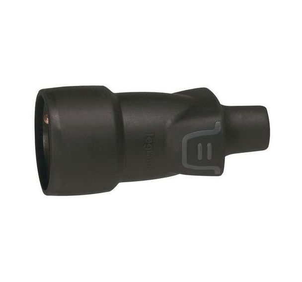 Lot de 10 Prolongateur 2P +T Noir à vis
