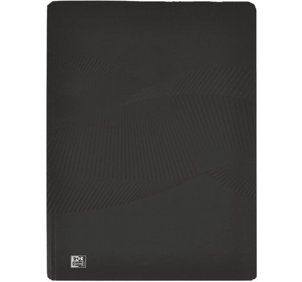 Lot de 10 Protège documents Oxford Osmose A4 120 vues Polypro - Noir