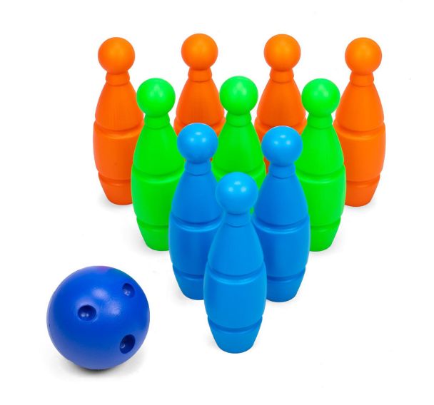 Lot de 10 Quilles en pvc de 22cm