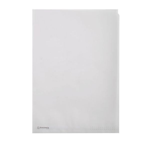 Lot de 10 Sachet de 50 pochettes coin papier transparent blanc