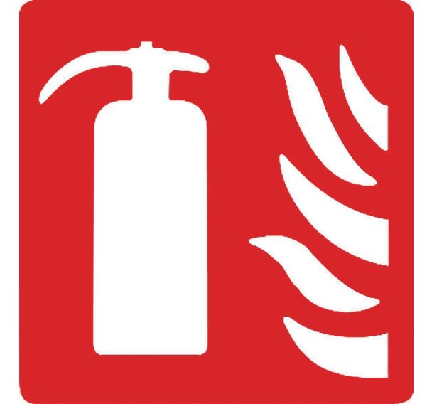 Lot de 10 Signalisation au sol - Extincteur - 470X480MM