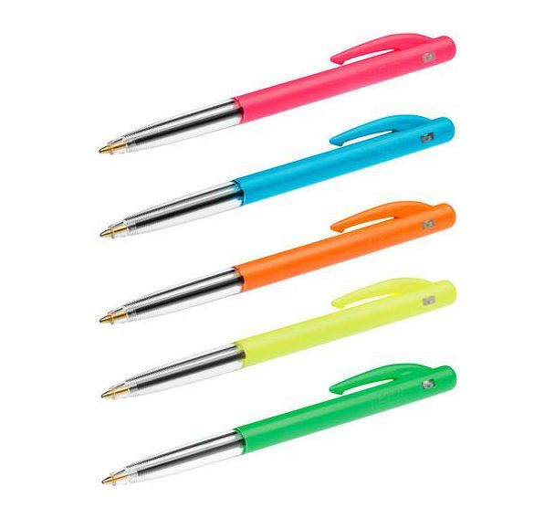 Lot de 10 Stylo bille rétractable BIC M10 Colors Fun - Bic