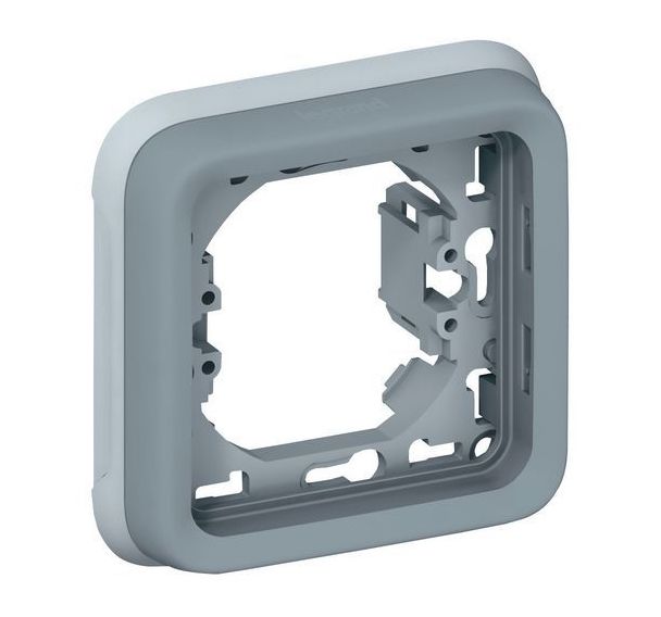 Lot de 10 Support plaque Gris