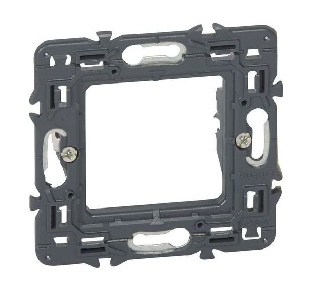 Lot de 10 Support pour fixation à griffe longue pour 1 poste 2 modules