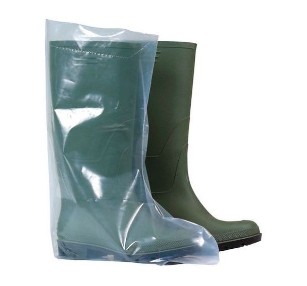 Lot de 10 Sur-botte polyéthylène transparents
