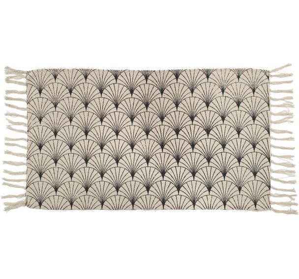 Lot de 10 Tapis de sortie de bain Art déco - Coton - 50x80 cm