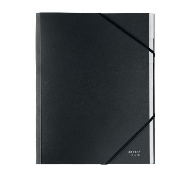 Lot de 10 Trieur Re:cycle A4 -12 touches - noir - Leitz