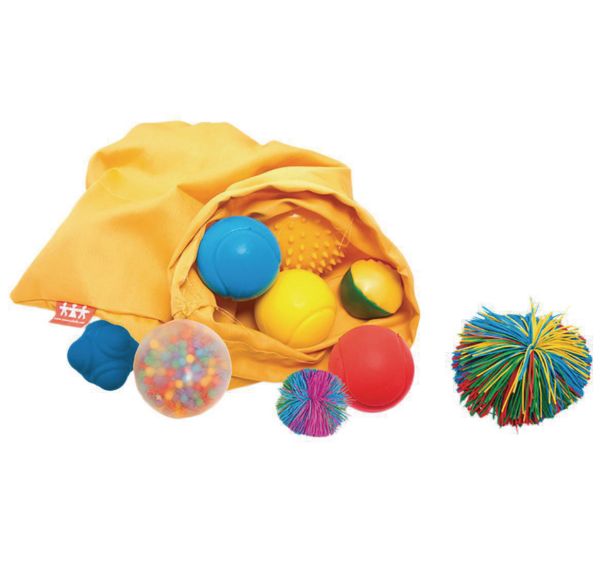 Lot de 10 balles sensorielles