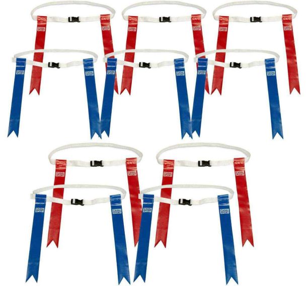 Lot de 10 ceintures rugby et football américain