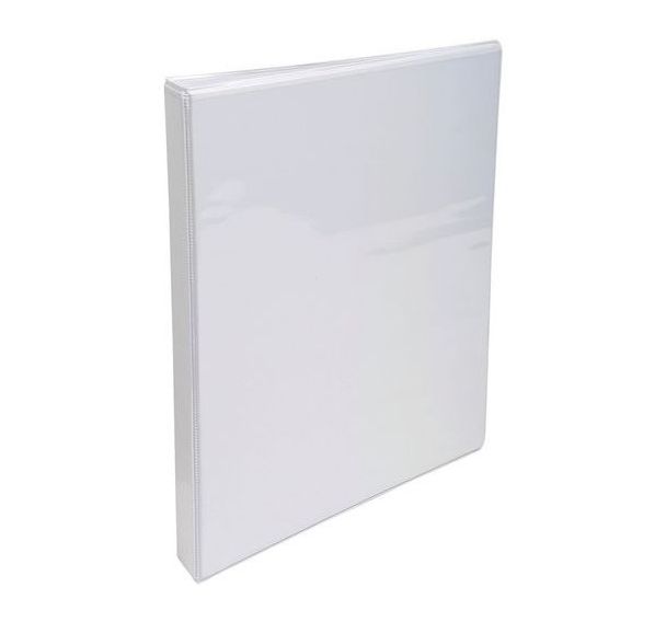 Lot de 10 classeurs personnalisable rigide 3 poches kreacover® A5 Blanc