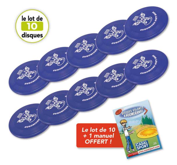 Lot de 10 disques volants soft 150