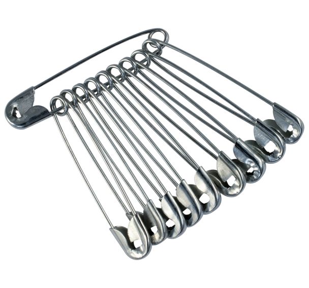 Lot de 10 épingles de sûreté